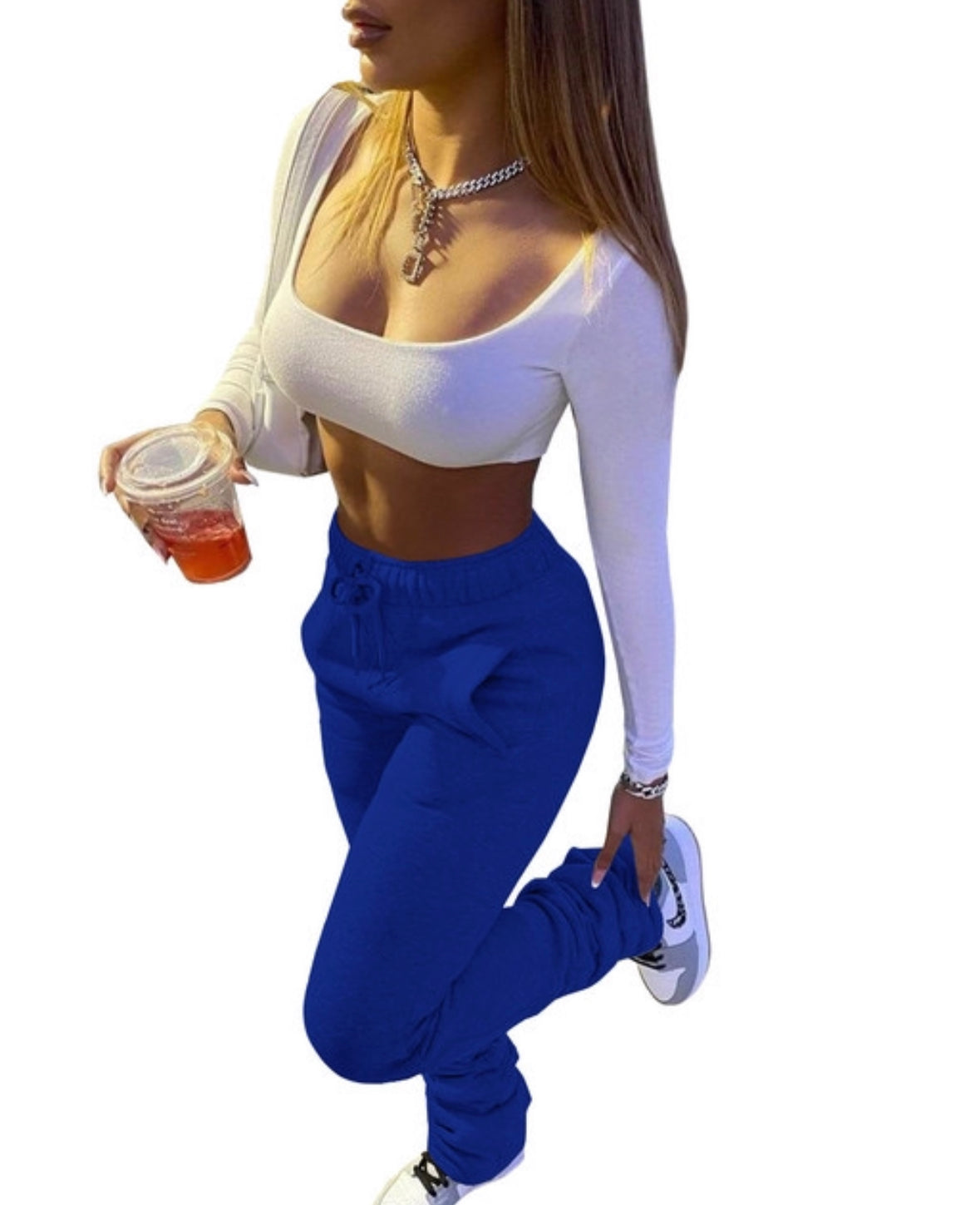 Thick Stacked Joggers